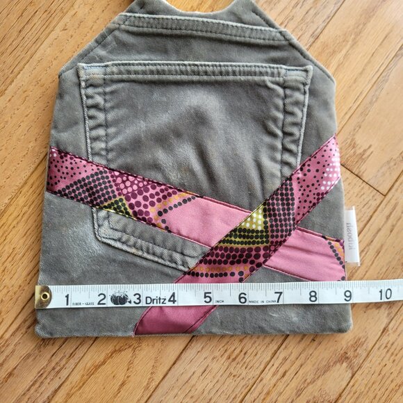 Small Wrist Bag Purse Artisanal Velvet - Picture 9 of 10